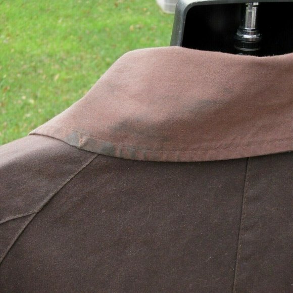 KAKADU TRADERS AUSTRALIA Ranch Duster Large Brown Oiled Cotton Canvas Coat - Picture 6 of 12